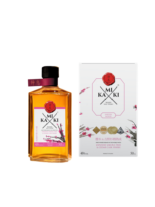 Kamiki Japanese Whisky Sakura Wood 48% 500ml